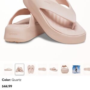 CROCS Women's Sandals in Quartz Pink never worn